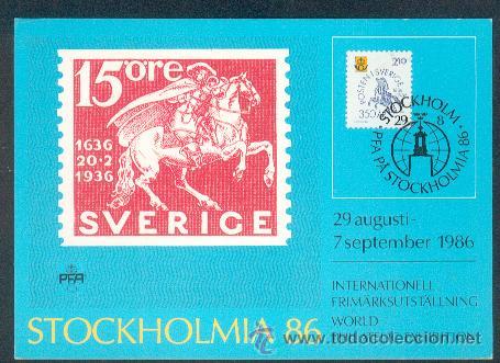 Sellos: Suecia Maxi (44) - Foto 1