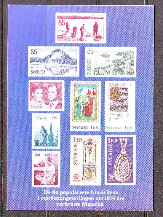 Timbres: SLANIA***/POSTAL 1977.SIN CIRCULAR.IMAGEN SELLOS SLANIA.