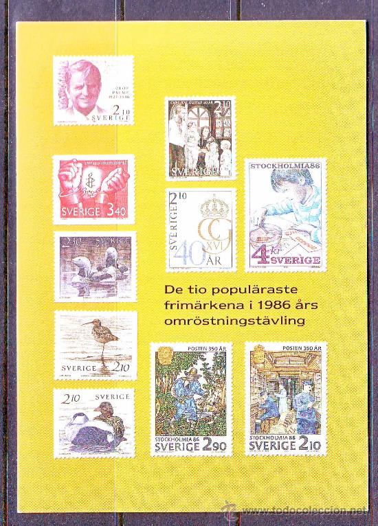 Timbres: SLANIA***/POSTAL 1987.SIN CIRCULAR.IMAGEN SELLOS SLANIA,MORCK.