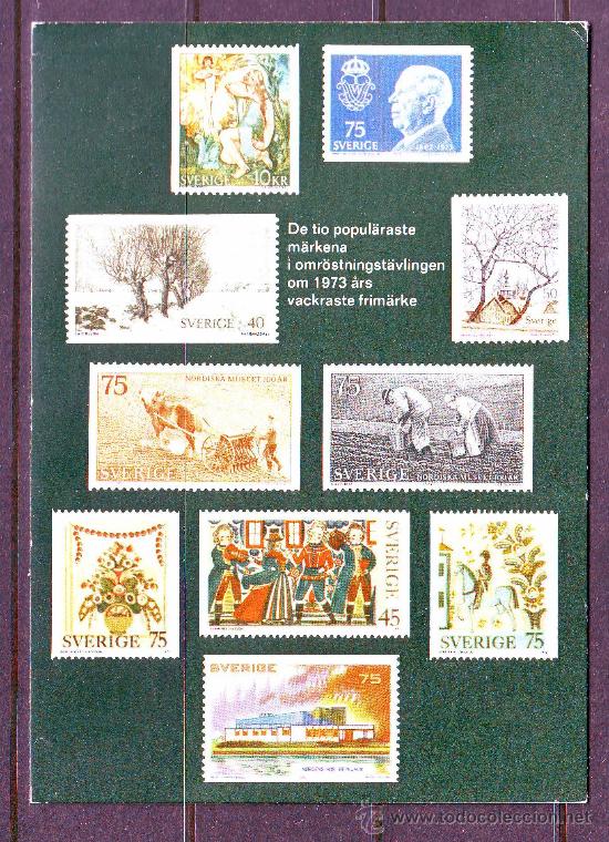 Timbres: SLANIA***/POSTAL 1974.SIN CIRCULAR.IMAGEN SELLOS SLANIA.