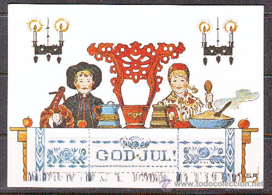 Timbres: SUECIA***/POSTAL 1983.SIN CIRCULAR.NAVIDAD