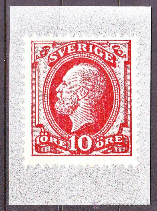 Timbres: SUECIA***/POSTAL 1984.SIN CIRCULAR CON SELLO Y MATASELLOS.REY GUSTAV.VER FOTO ADICIONAL.