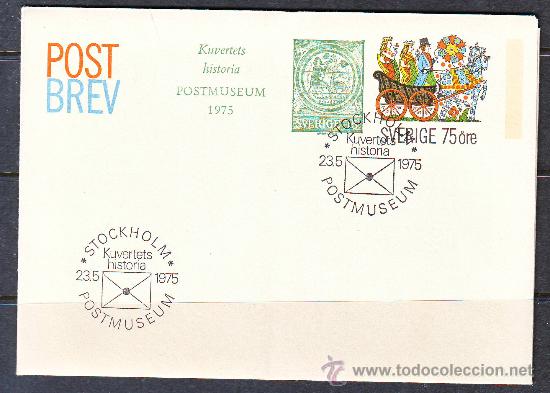 Briefmarken: SUECIA***/1975.POSTMUSEUM.AEROGRAMA.