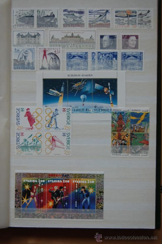 Sellos: Suecia, a&ntilde;o 1991. - Foto 1