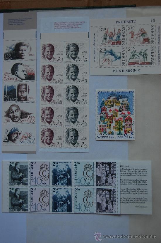 Sellos: Suecia, a&ntilde;o 1986. - Foto 2