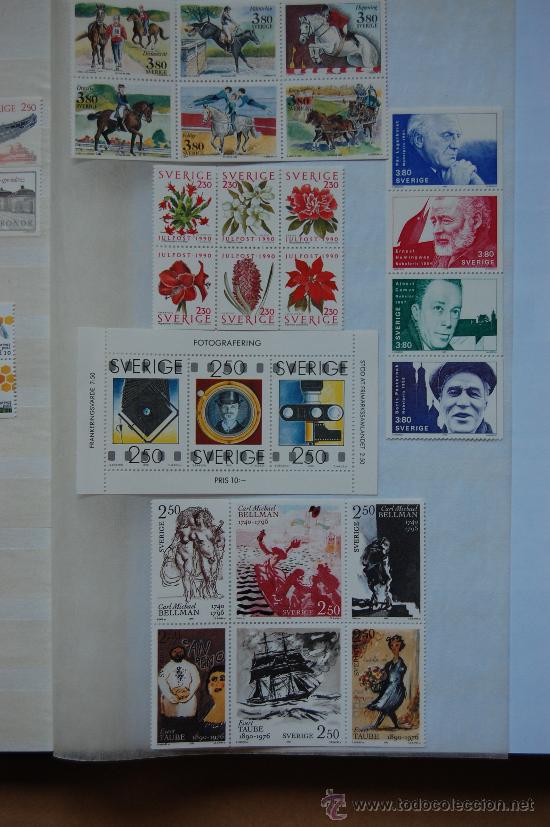 Sellos: Suecia, a&ntilde;o 1990. - Foto 2
