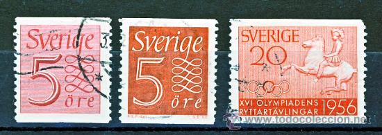 Stamps: SUECIA.- LOTE 3.-