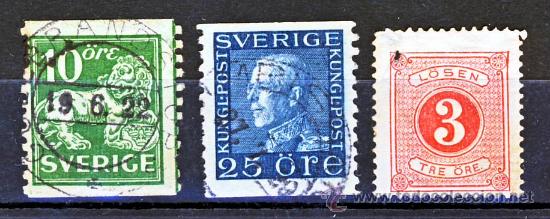 Stamps: SUECIA.- LOTE 8.-