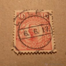 Sellos: SUECIA 10 ORE. 1917. Lote 47596297