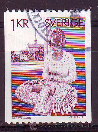 Briefmarken: SLANIA.SUECIA.A&Ntilde;O 1976.VALOR GRABADO POR SLANIA.USADO.