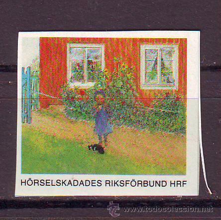 Briefmarken: SUECIA.BONITA VI&Ntilde;ETA AUTOCOLANTE.ARTE PINTURA.DESCONOZCO EL A&Ntilde;O.