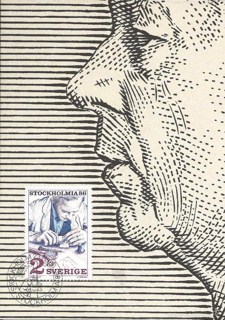 Sellos: Sweden 1986 - Maximum card PFA Nr. 25 - Foto 1