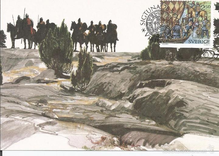 Sellos: Sweden 1990 - Maximum card PFA Nr. 55 - Foto 1