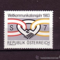 Sellos: AUSTRIA 1983 IVERT 1560 *** AÑO MUNDIAL DE LAS COMUNICACIONES. Lote 57440020