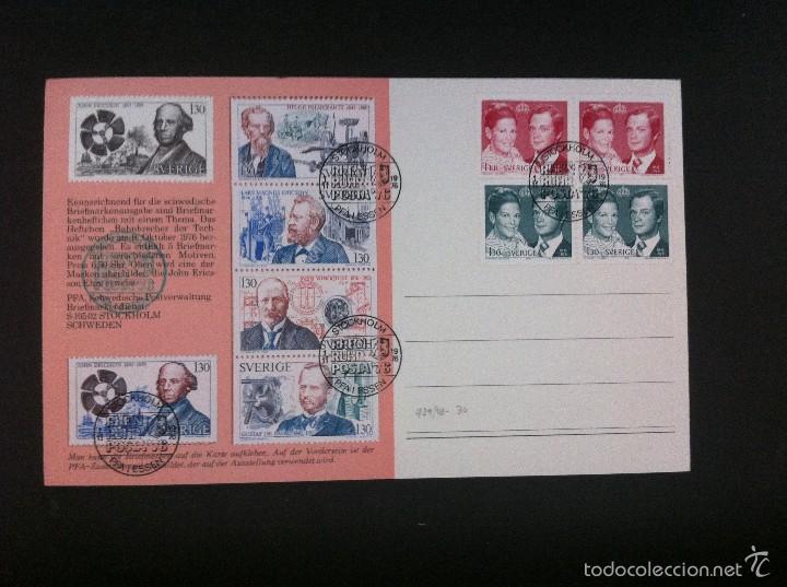 Briefmarken: RHEIN RUHR POSTA 1976 STOCKHOLM PFA I ESSEN