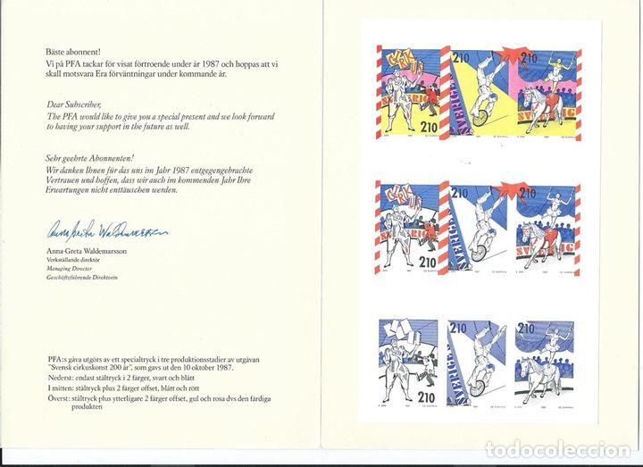 Sellos: Prueba de impresi&oacute;n , 1987 - Foto 1