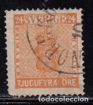 Sellos: SUECIA , YVERT N&ordm; 9 - Foto 1