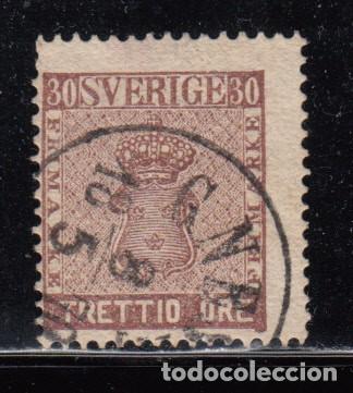 Sellos: SUECIA , YVERT N&ordm; 10 - Foto 1
