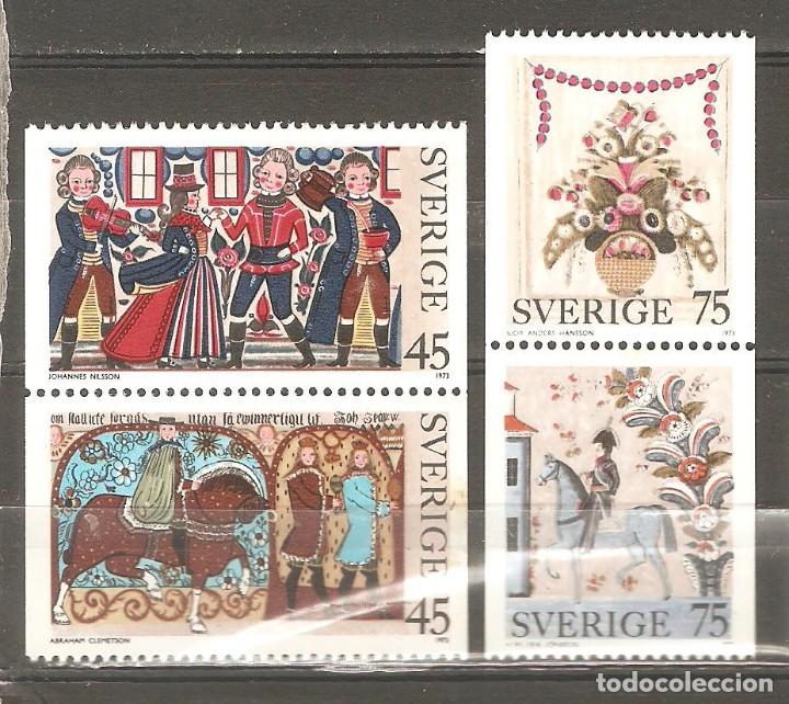 Briefmarken: SUECIA,1973,CAT.YT.807/810.
