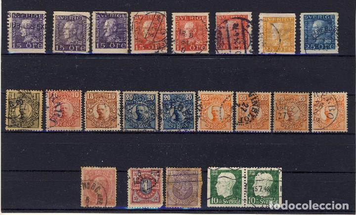 Briefmarken: SUECIA.- LOTE 1.-