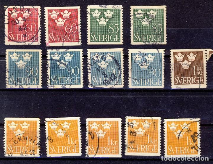 Briefmarken: SUECIA.- LOTE 3.-