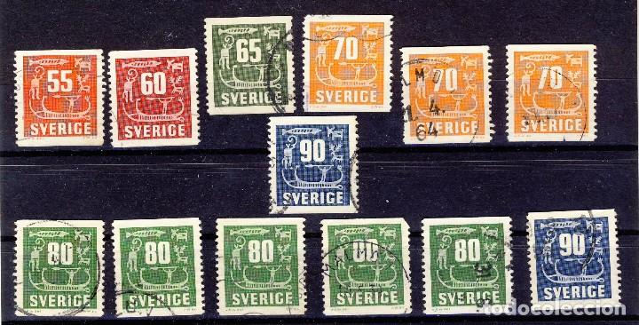 Briefmarken: SUECIA.- LOTE 8.-