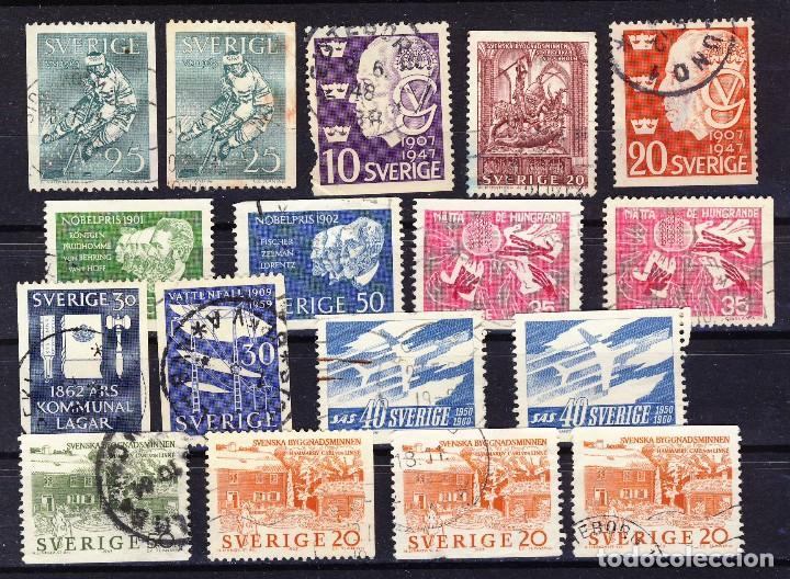 Briefmarken: SUECIA.- LOTE 11.-