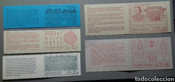 Briefmarken: Libretos de Suecia SIN SELLOS en perfecto estado