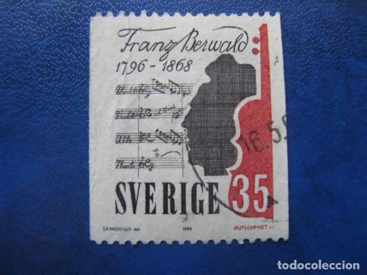Timbres: Suecia,1968 franz berwald, Yvert 584