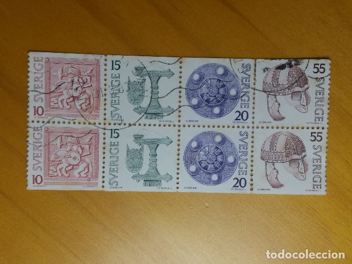 Briefmarken: SUECIA, SVERIGE 10-15-20-55 KR, 8 SELLOS, A&Ntilde;O 1990. SIN USAR