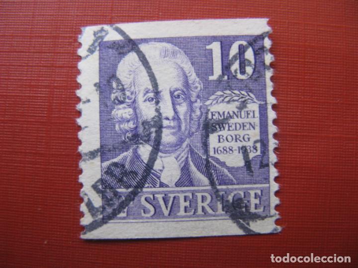 Timbres: -suecia 1938, emanuel sewdenborg, Yvert 247