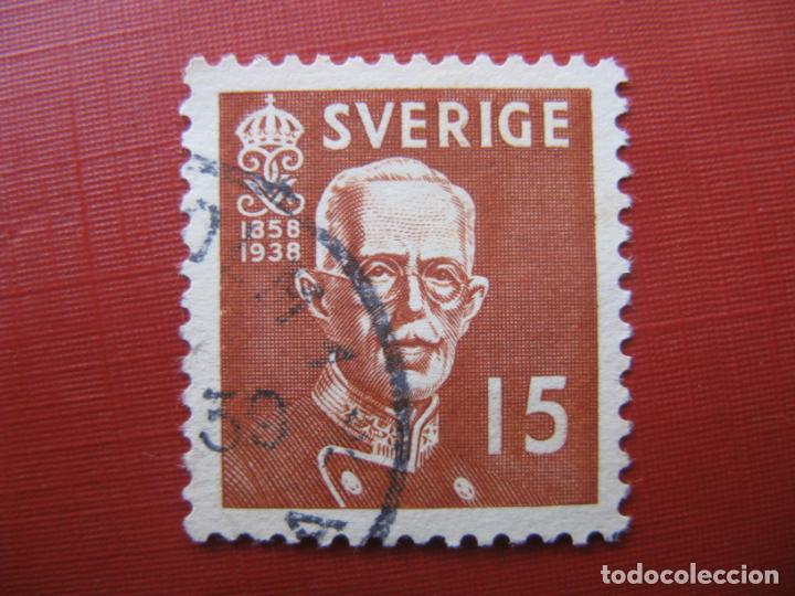 Timbres: -suecia 1938, gustavo V, Yvert 255A