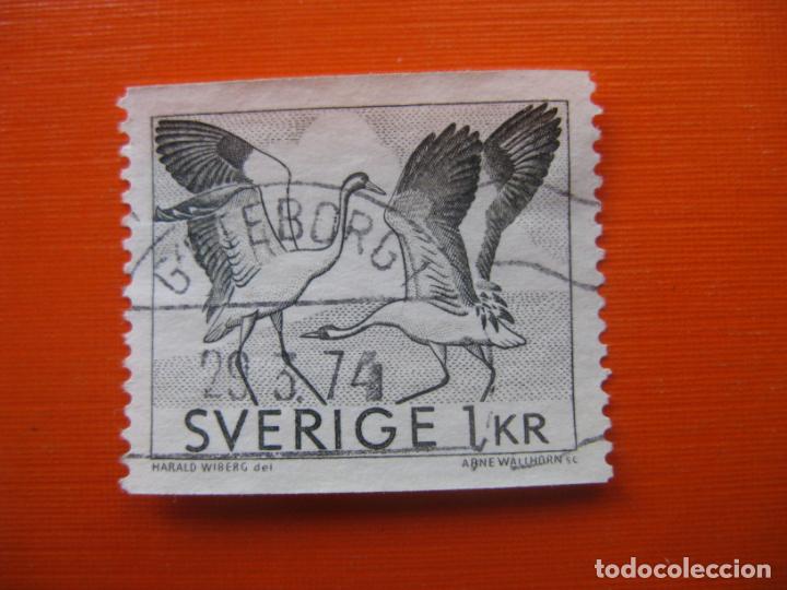 Timbres: -suecia 1968, grullas, Yvert 583