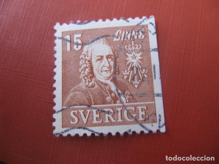 Timbres: -suecia1939, charles linne, Yvert 276B