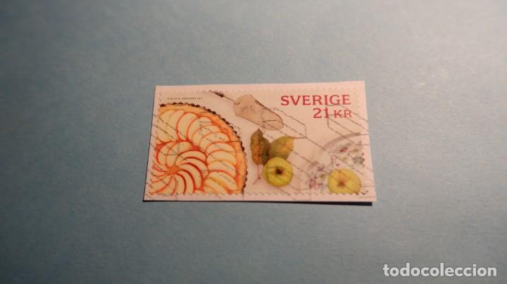 Timbres: SUECIA - SVERIGE - GASTRONOMIA - TARTA DE MANZANA.