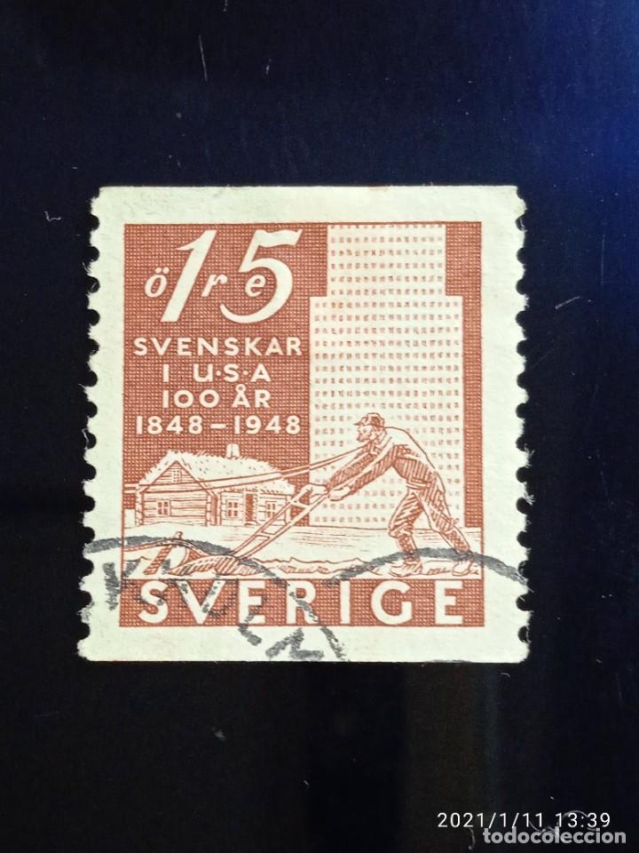 Briefmarken: SUECIA SVERIGE, 15 ORE, A&Ntilde;O 1948.