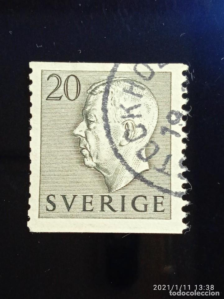 Briefmarken: SUECIA SVERIGE, 20 ORE, GUSTAF IV. A&Ntilde;O 1950.