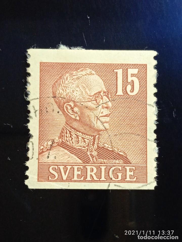 Briefmarken: SUECIA SVERIGE, 15 ORE, GUSTAF IV. A&Ntilde;O 1937.
