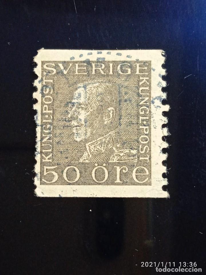 Briefmarken: SUECIA SVERIGE, 50 ORE, GUSTAF V. A&Ntilde;O 1939.