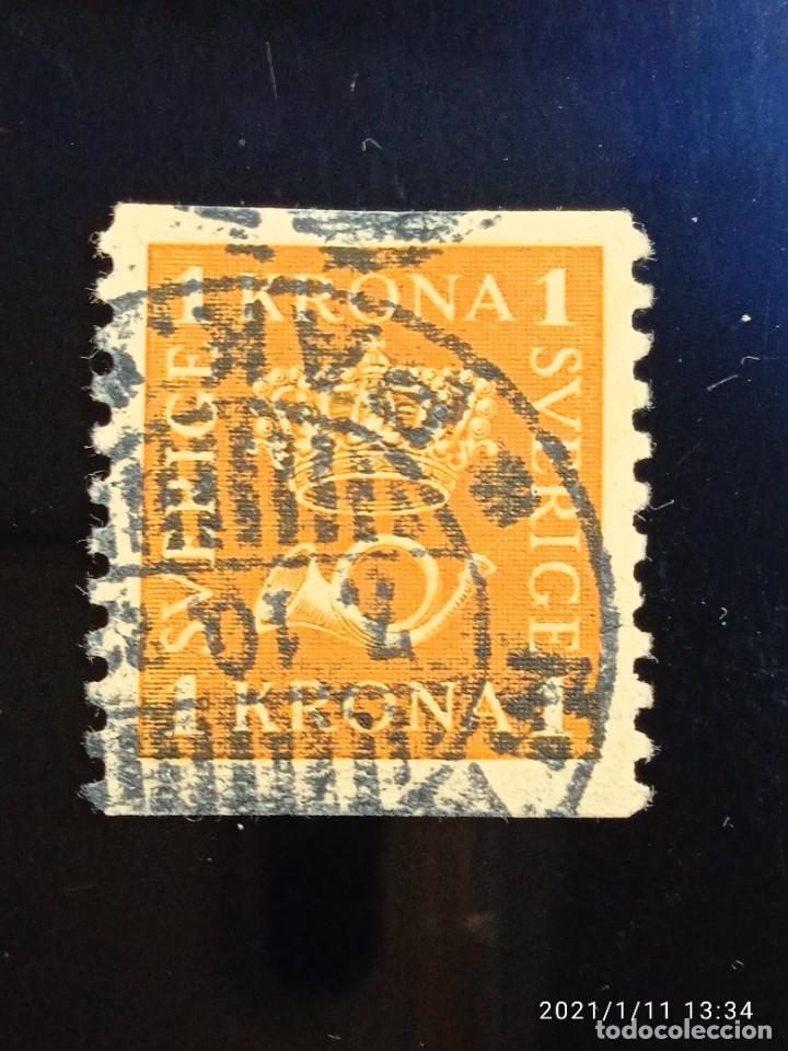 Briefmarken: SUECIA SVERIGE, 1 KRONA, A&Ntilde;O 1920.