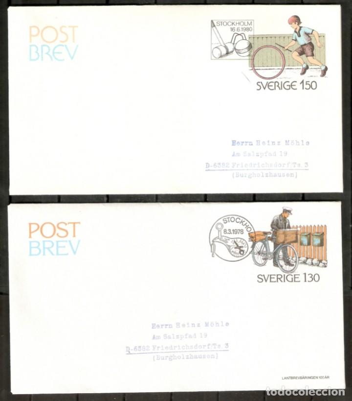 Sellos: SUECIA. POST BREV - Foto 1