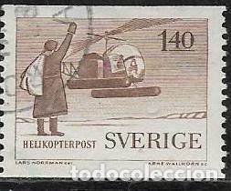 Sellos: SUECIA A&Eacute;REO YVERT 9 - Foto 1