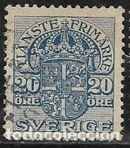 Sellos: SUECIA SERVICIOS YVERT 26 - Foto 1