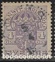 Sellos: SUECIA SERVICIOS YVERT 34 - Foto 1