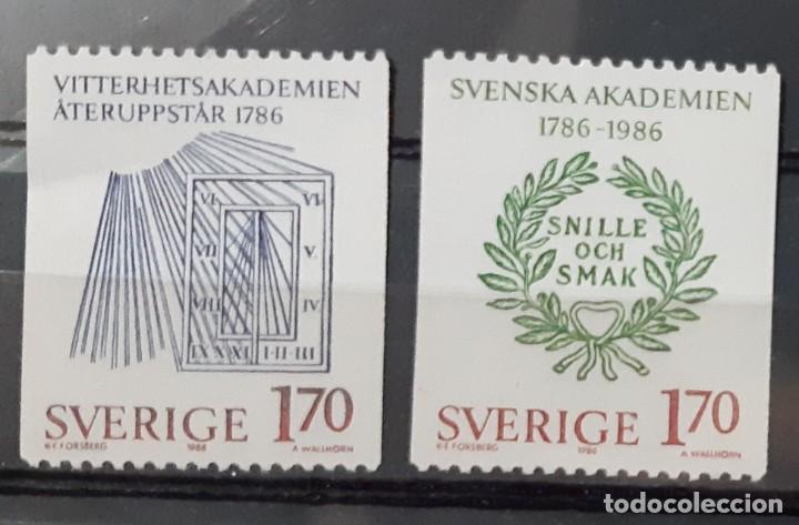 Briefmarken: SUECIA,1986, CAT.YT.1364/1365..