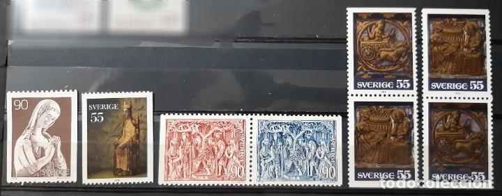Briefmarken: SUECIA,1975, CAT.YT.905/910. 3 SE-TENANT 6 VALORES.
