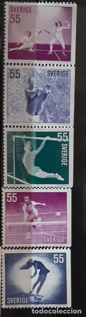 Briefmarken: SUECIA,1972, CAT.YT.716/720.