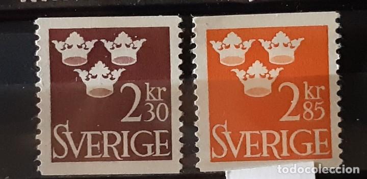 Briefmarken: SUECIA,1965, CAT.YT.477a y 479b.