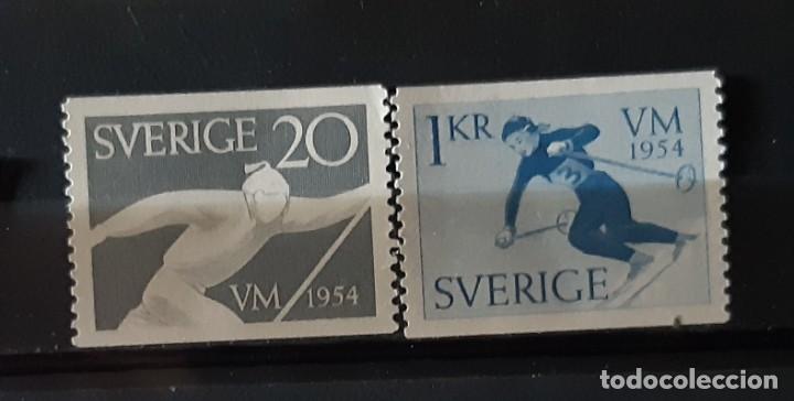 Briefmarken: SUECIA,1954,CAT.YT.385/386.