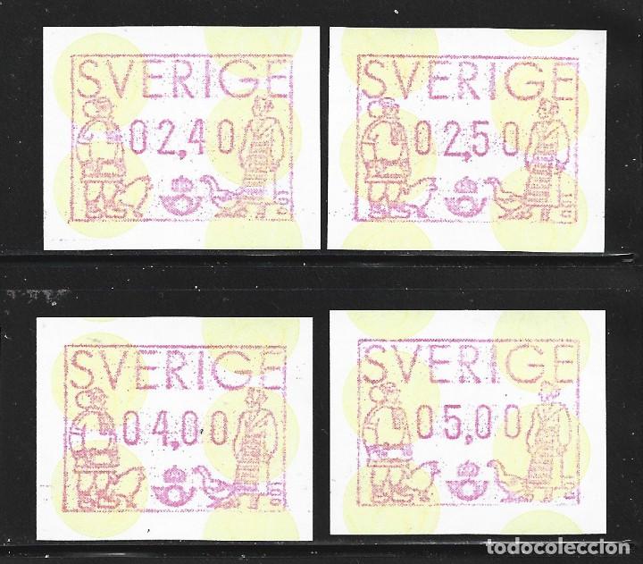Sellos: SUECIA D 1** - A&Ntilde;O 1991 - FOLKLORE - Foto 1